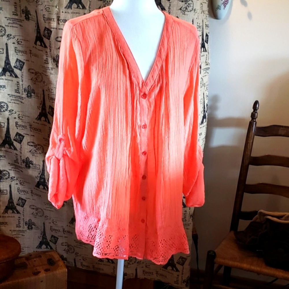 🍂GNW | Orange Blouse